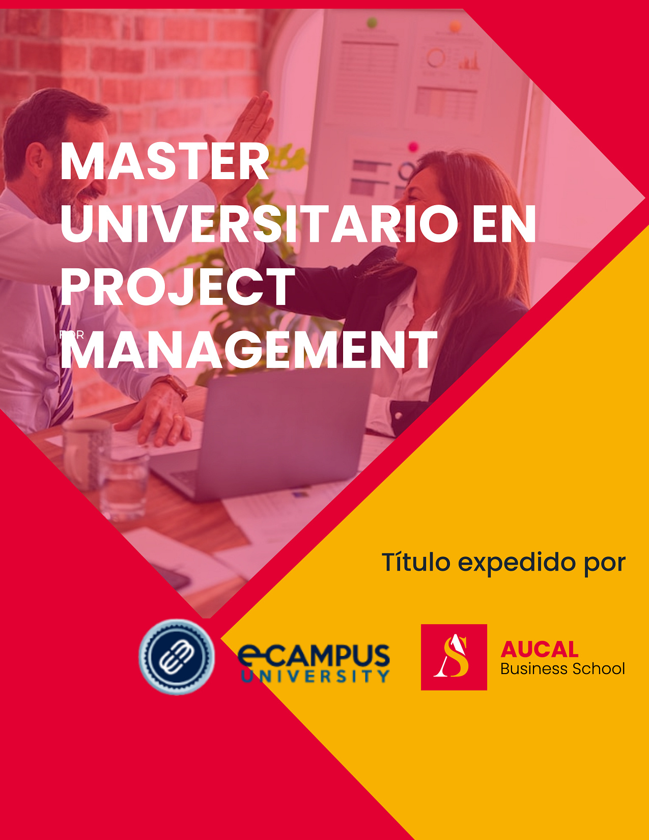 AUCAL Bussines School Portada Máster Universitario en Project Management